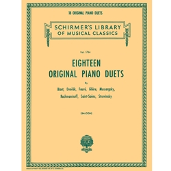 18 Original Piano Duets, Schirmer Library of Classics Volume 1764