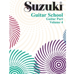 Suzuki Guitar School Guitar Part, Volume 4 (International) [Guitar] Book