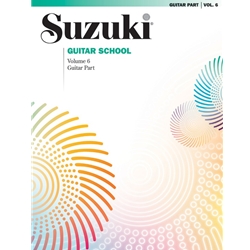 Suzuki Guitar School Guitar Part, Volume 6 (International) [Guitar] Book