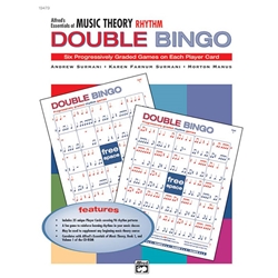 Essentials of Music Theory: Double Bingo Game -- Rhythm