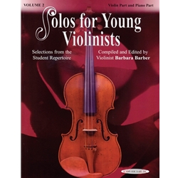 Solos for Young Violinists Violin Part and Piano Acc., Volume 2 [Violin] Book