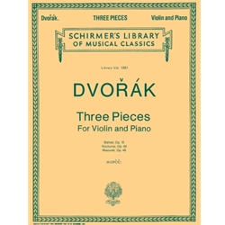 3 Violin Pieces Violin Vln