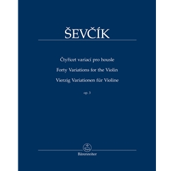 40 Variations for Violin Op 3