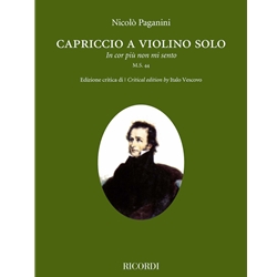 Capriccio Violin Solo In Cor Piu Non Mi Sento M.S. 44