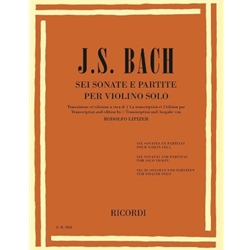 Bach Six Sonatas and Partitas for Solo Violin Violin