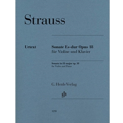 Strauss Sonata in E-Flat Major Opus 18 for Violin and Piano